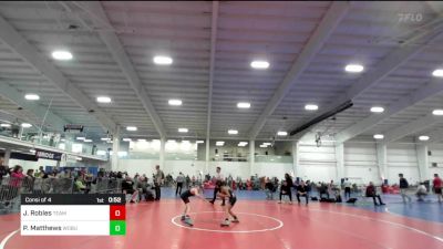 86 lbs Consi Of 4 - Jackson Robles, Team Tugman vs Pepper Matthews, Woburn