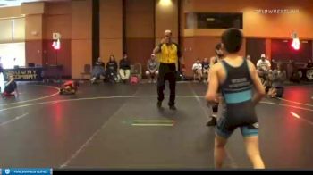 82 lbs Round 1 (3 Team) - Corbyn Weiss, The Untouchables Purple vs Christiano Martinez, RIOT ROOM