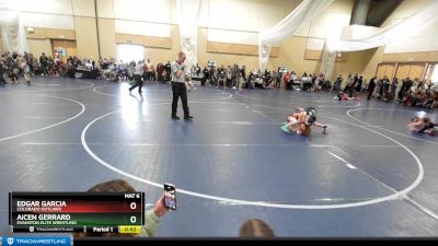 57 lbs Quarterfinal - Edgar Garcia, Colorado Outlaws vs Aicen Gerrard, Evanston Elite Wrestling