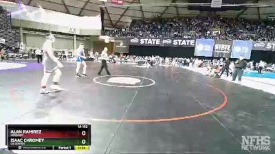 1A 152 lbs Cons. Round 2 - Isaac Chromey, La Center vs Alan Ramirez, Hoquiam