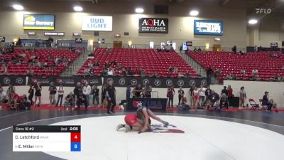 145 lbs Cons 16 #2 - Corinne Letchford, Wasatch Wrestling Club vs Emersyn Miller, Poynette Panther Youth Wrestling