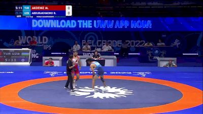 79 kg Qualif. - Muhammet Akdeniz, Turkey vs Bekzod Abdurakhmonov, Uzbekistan