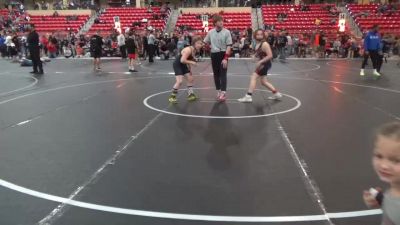 110 lbs Cons. Semi - Callahan Earnest, Jayhawk Wrestling Club vs Bentley Reddick-Keehn, Lawrence Elite