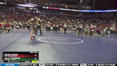 1A-126 lbs Cons. Round 2 - Jacob Larson, West Hancock, Britt vs Brant Freeberg, Tri-Center, Neola