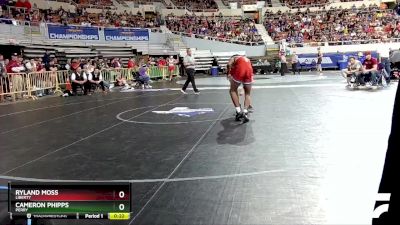 D1-144 lbs Cons. Round 3 - Ryland Moss, Liberty vs Cameron Phipps, Perry