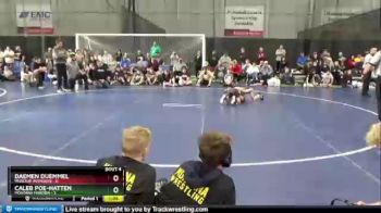 80 lbs Quarterfinals (8 Team) - Caleb Poe-Hatten, Montana Maroon vs Daemen Duemmel, Missouri Avengers
