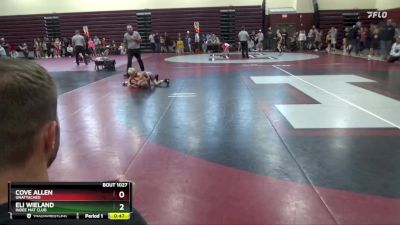 SPW-8 lbs Quarterfinal - Cove Allen, Unattached vs Eli Wieland, Indee Mat Club