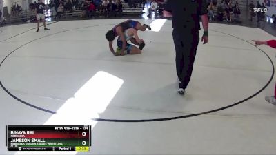 123 lbs Cons. Round 3 - Jameson Small, Nebraska Golden Eagles Wrestling Club vs Binaya Rai, Nebraska