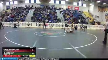 160 lbs Finals (8 Team) - Daniel Ray, Jesuit vs Jace Brownlow, Lake Gibson