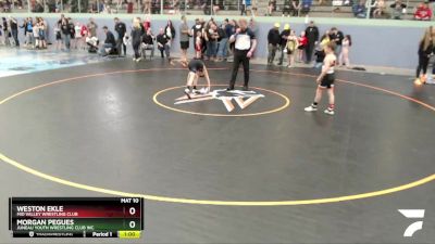 71 lbs Rr2 - Weston Ekle, Mid Valley Wrestling Club vs Morgan Pegues, Juneau Youth Wrestling Club Inc.