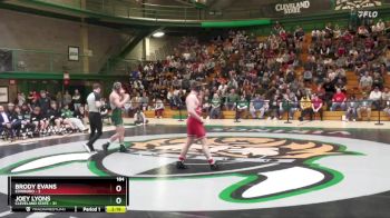 184 lbs Joey Lyons, Cleveland State vs Brody Evans, Edinboro