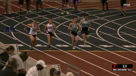 High School Girls' 100m, Finals 2