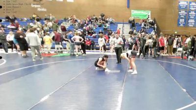 105 lbs Cons. Round 2 - Kinley Phillips, Bear River Junior High vs Nevi Brady, AVIATOR WRESTLING CLUB