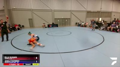 127 lbs Placement Matches (16 Team) - Ella Hughes, Georgia Red vs Gisele Ramirez, Pennsylvania Red