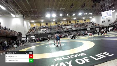 285 lbs Consi Of 16 #1 - Brett Dopona, Episcopal School Of Dallas vs Sean Jewett, St. Mary's Ryken