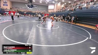 175 lbs Cons. Round 3 - Carlos Moreno, El Paso Pebble Hills vs Riley Fleming, El Paso Franklin