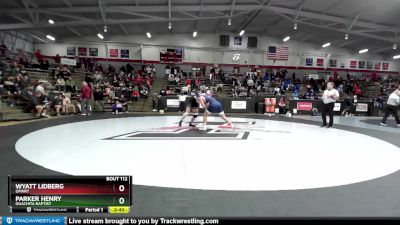 184 lbs Champ. Round 1 - Wyatt Lidberg, UMary vs Parker Henry, Ouachita Baptist