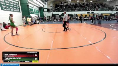 95 lbs Quarterfinal - Tailynn Hirchert, Lonestar vs Mya Howard, New Plymouth