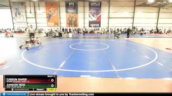 76 lbs Rd# 3 12:00pm Friday - Zandon Ness, East Coast Elite vs Carson Raper, NCWAY National Team