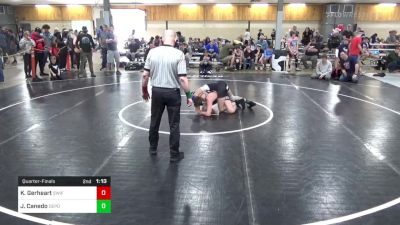 125 lbs Quarterfinal - Kevin Gerheart, Swiftwater vs Jason Canedo, Deposit