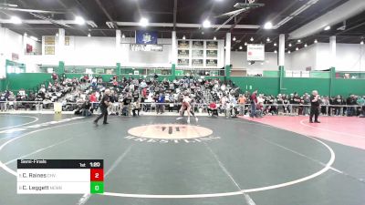 215 lbs Semifinal - Coy Raines, Churchville-chili vs Christopher Leggett, Newburgh