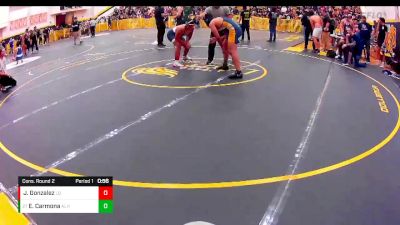 182 lbs Cons. Round 2 - Ezekiel Carmona, Alhambra vs John Gonzalez, La Quinta