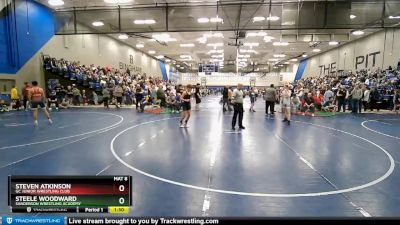 120 lbs Quarterfinal - Steele Woodward, Sanderson Wrestling Academy vs Steven Atkinson, GC Junior Wrestling Club