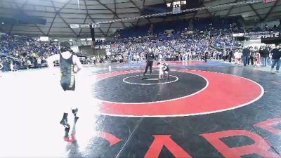 108 lbs Champ. Round 2 - Waylon Fike, Enumclaw Yellow Jackets Wrestling Club vs Keaven Abbott, Bethel AllStars Wrestling Club