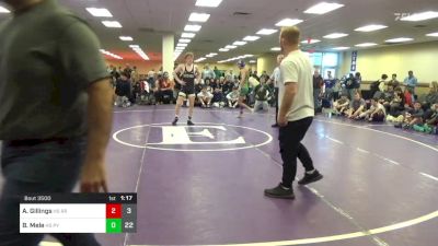 138 lbs Rr Rnd 1 - Aidan Gillings, Ragin Raisins Catawba HS vs Blase Mele, Steller Trained Pyke Syndicate HS