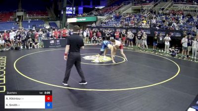 152 lbs Quarters - Aliaksandr Kikiniou, California vs Kellen Smith, Iowa