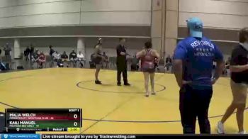 120 lbs Finals (2 Team) - Belicia Manuel, Michigan Rev Girls vs Mariah Hinojosa, FordDynasty Wrestling Club