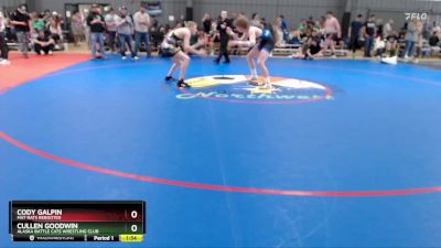 165 lbs Quarterfinal - Cullen Goodwin, Alaska Battle Cats Wrestling Club vs Cody Galpin, Mat Rats Rebooted