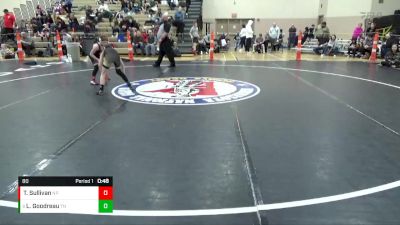 80 lbs Cons. Round 4 - Logan Goodreau, Team Nazar vs Tommie Sullivan, New Prague