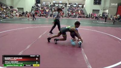 95 lbs Cons. Semi - Barrett Bowling, Auburn Takedown vs Titus Vincent, Tennessee Valley Wrestling