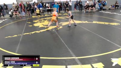 70 lbs Rr3 - Noah King, Soldotna Whalers Wrestling Club vs Simon Werner, Interior Grappling Academy