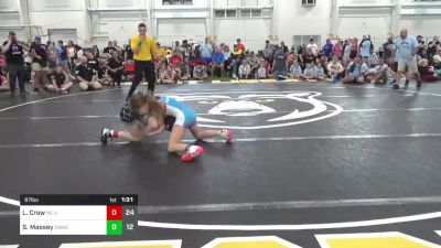 97 lbs Pools - Lindley Crow, NE United (OH) vs Samantha Massey, Swag Sisters