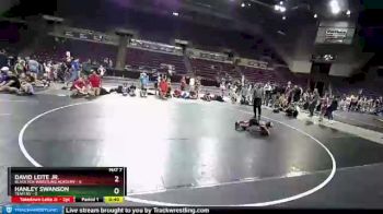 56 lbs Round 2 (10 Team) - David Leite Jr., Black Fox Wrestling Academy vs HANLEY SWANSON, Team NV