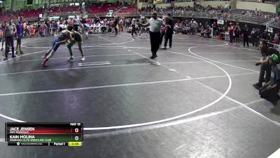 112 lbs Cons. Round 4 - Jace Jensen, AWC Nebraska vs Kain Molina, Nebraska Elite Wrestling Club