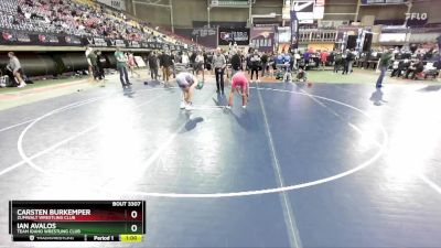 126 lbs Cons. Round 2 - Carsten Burkemper, Zumwalt Wrestling Club vs Ian Avalos, Team Idaho Wrestling Club