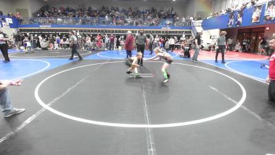 73 lbs Round Of 16 - Isaac Anderson, Claremore Wrestling Club vs Zander Hefele, Keystone Wrestling Club