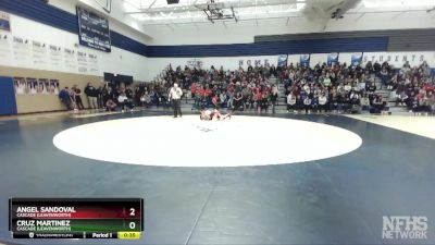 113 lbs Cons. Semi - Cruz Martinez, Cascade (Leavenworth) vs Angel Sandoval, Cascade (Leavenworth)