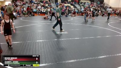 62 lbs Round 2 - River Brehm, LWC: Raiders vs Darryl Jones, Summerville Takedown