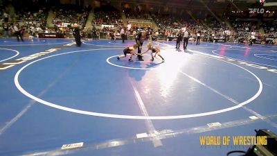 64 lbs Round Of 32 - Jack Blair, Hawks WC Lincoln vs Kennedy Gougler, Coweta Tiger Wrestling