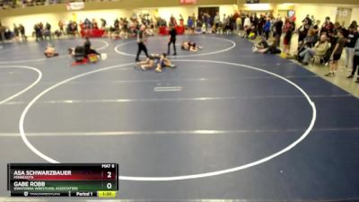 119 lbs Champ. Round 1 - Asa Schwarzbauer, Minnesota vs Gabe Robb, Owatonna Wrestling Association