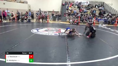 55 lbs Cons. Round 2 - Jett Neubauer, BOLD vs Gavin McAlpine, STMA