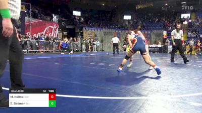 125 lbs Semifinal - Madison Helms, Downingtown vs Sage Badman, Selinsgrove