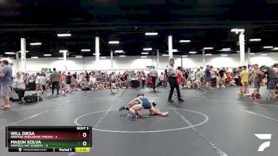 60 lbs Round 2 (4 Team) - Mason Kolva, Mayfield Mat Academy vs Will Diksa, Prestige Worldwide Throws