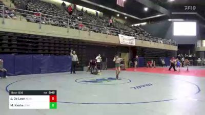 85 lbs Semifinal - Malec Ksebe, Lewes, DE vs Jordan De Leon, Reading, PA