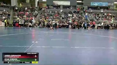 Cons. Round 1 - Jared Cervantes, Falcon Wrestling Club vs Ryne Dobson, Moen Wrestling Academy