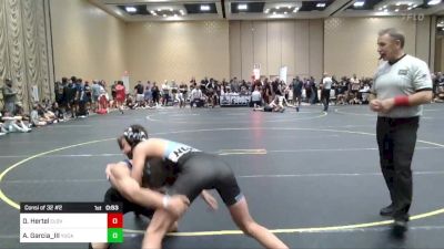 123 lbs Consi Of 32 #2 - Deacon Hertel, Clovis North vs Anthony Garcia_III, Yucaipa Thunder WC